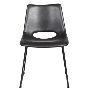 Manning chair black PU/black legs