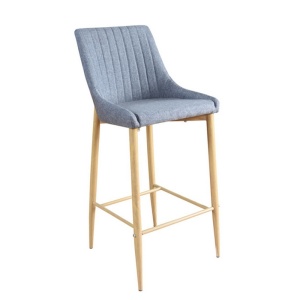 Plaza - Bar Stool - Oak/Dark Grey