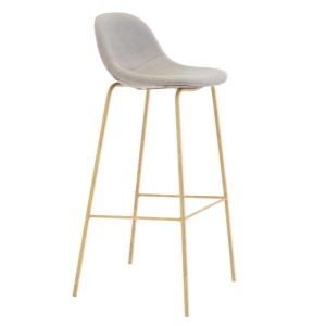 Polar Bar Chair Light Grey-Oak