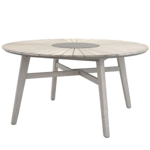 Rives Table 150 white wash acacia