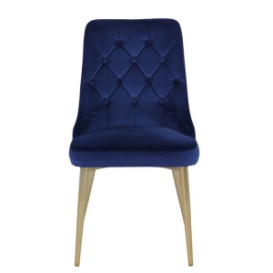 Velvet Deluxe Chair Blue