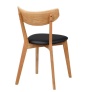 AMI CHAIR OAK/BLACK