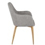 Comfort - Dining chair - Oak/Light grey