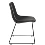 Manning chair black PU/black legs