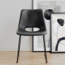 Manning chair black PU/black legs