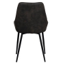 Sierra chair dark-grey/black metl legs