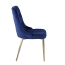 Velvet Deluxe Chair Blue