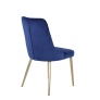 Velvet Deluxe Chair Blue