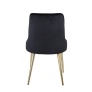 Velvet Deluxe Chair Black/Brass